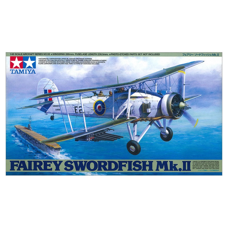Tamiya 1:48 Fairey Swordfish Mk. 2