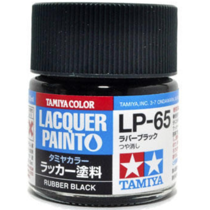 Tamiya Lacquer LP-65 Rubber Black