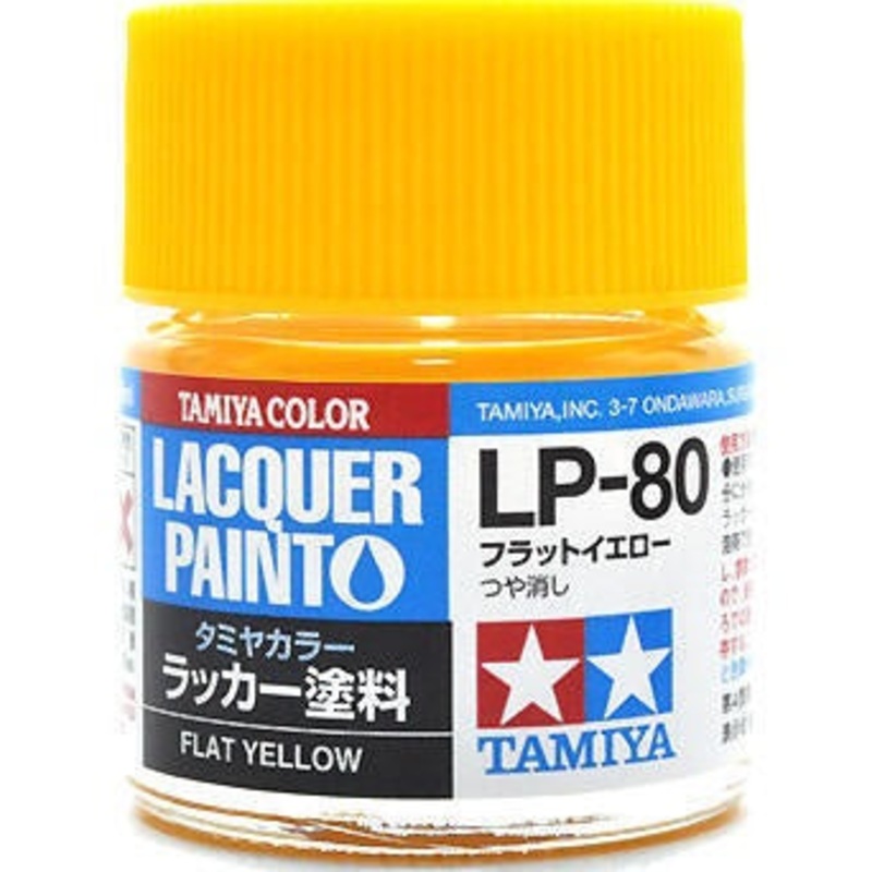 Tamiya Lacquer LP-80 Flat Yellow