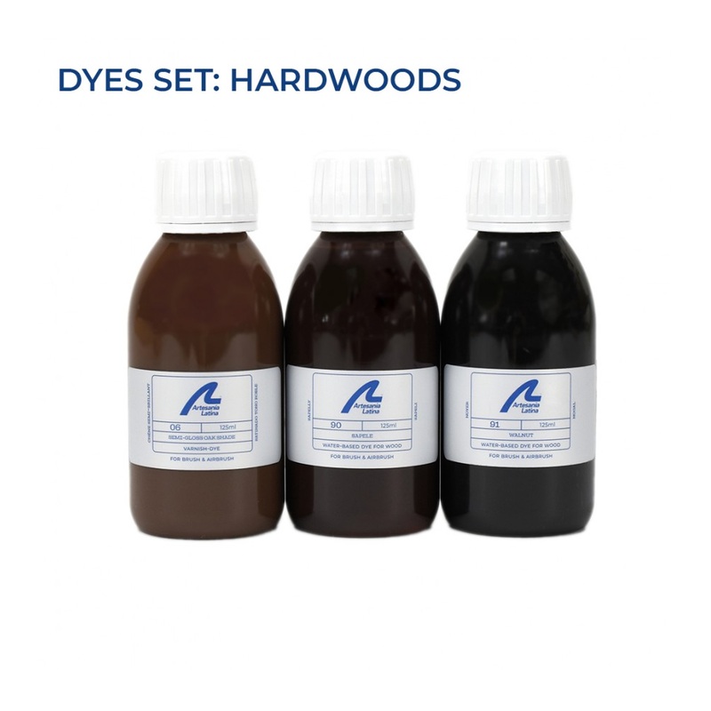 Artesania Latina Hardwoods Dyes Finishing Set