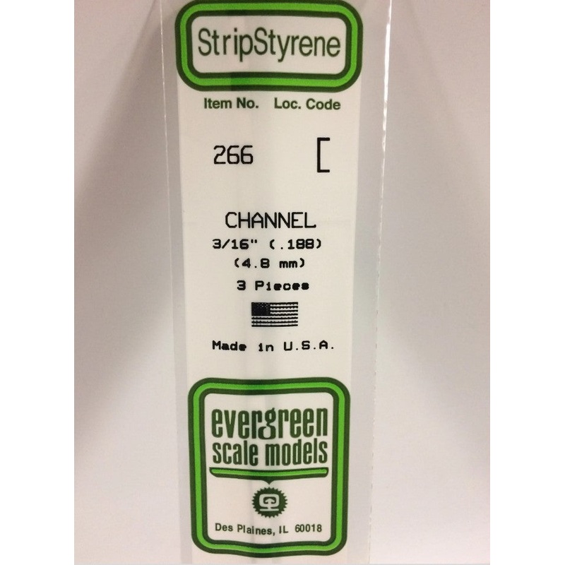 Channel 35Cm Long X 4.8Mm 3