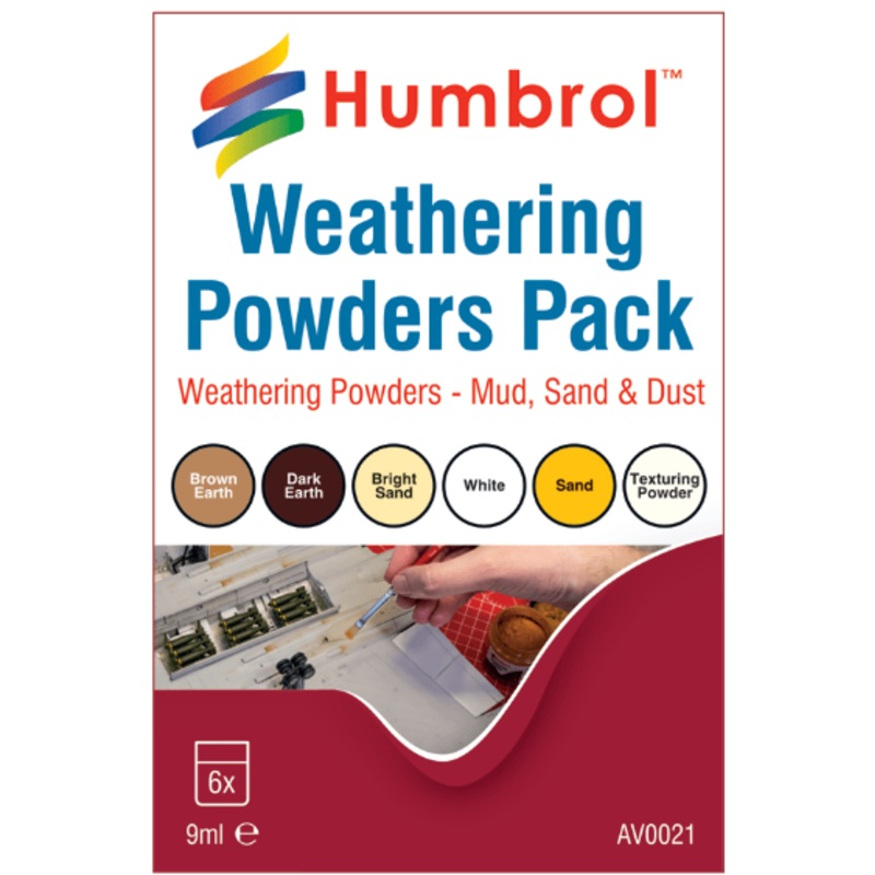 Humbrol Weathering Powders Pack