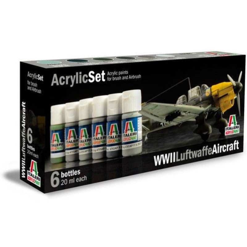 Italeri Acrylic Paint Set Lufwaffe WW2