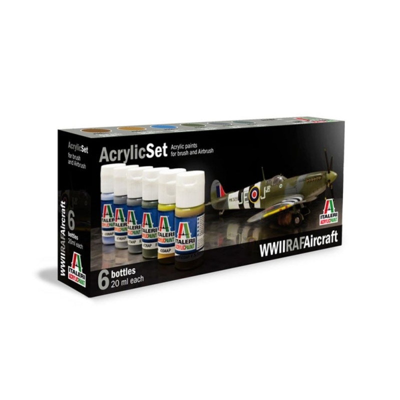 Italeri Acrylic Paint Set RAF WW2