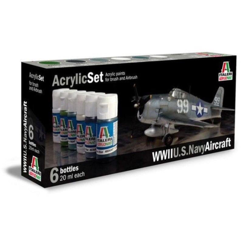 Italeri Acrylic Paint Set US Navy