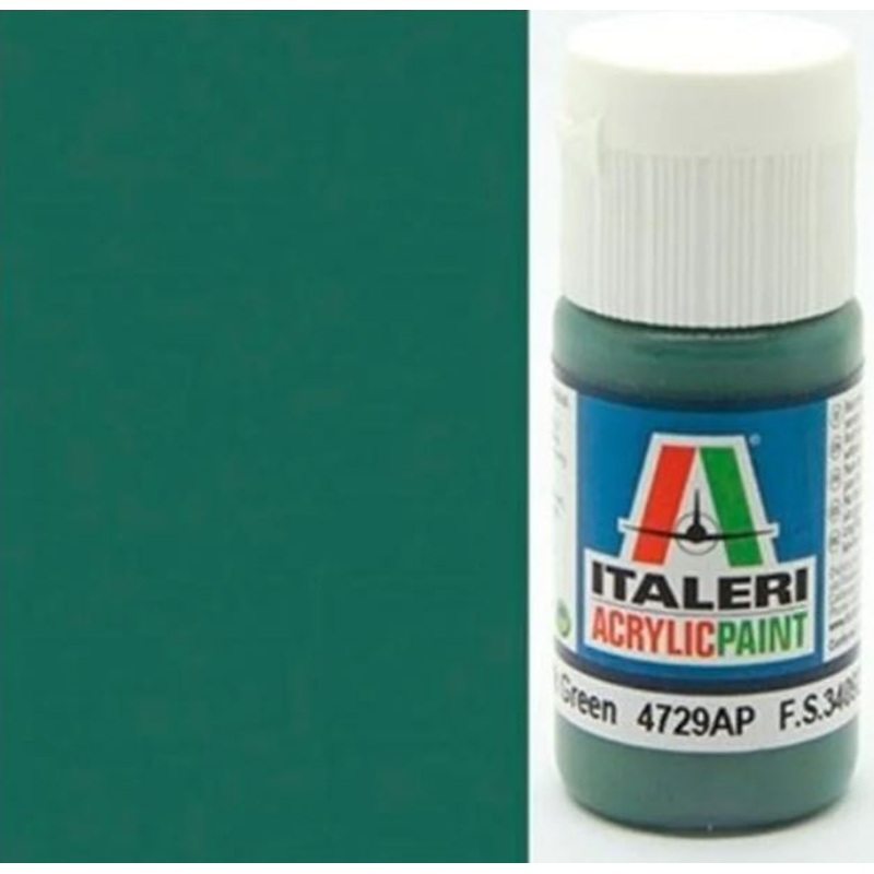 Italeri/Vallejo Acrylic - Flat Euro I Dark Green
