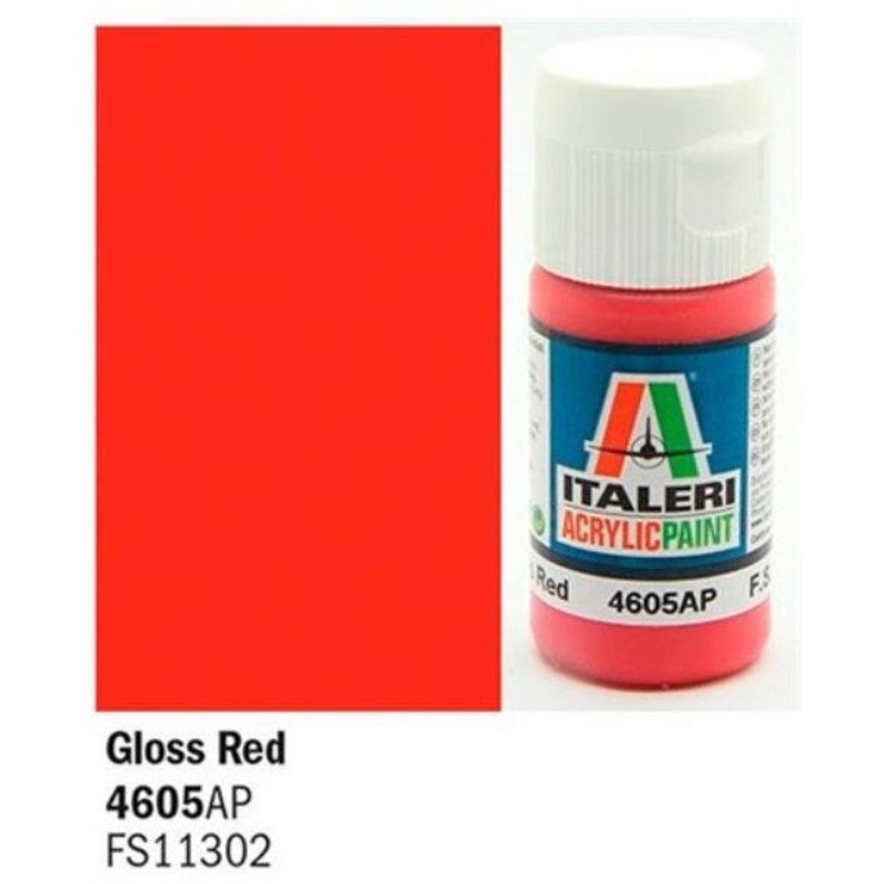 Italeri/Vallejo Acrylic - Gloss Red