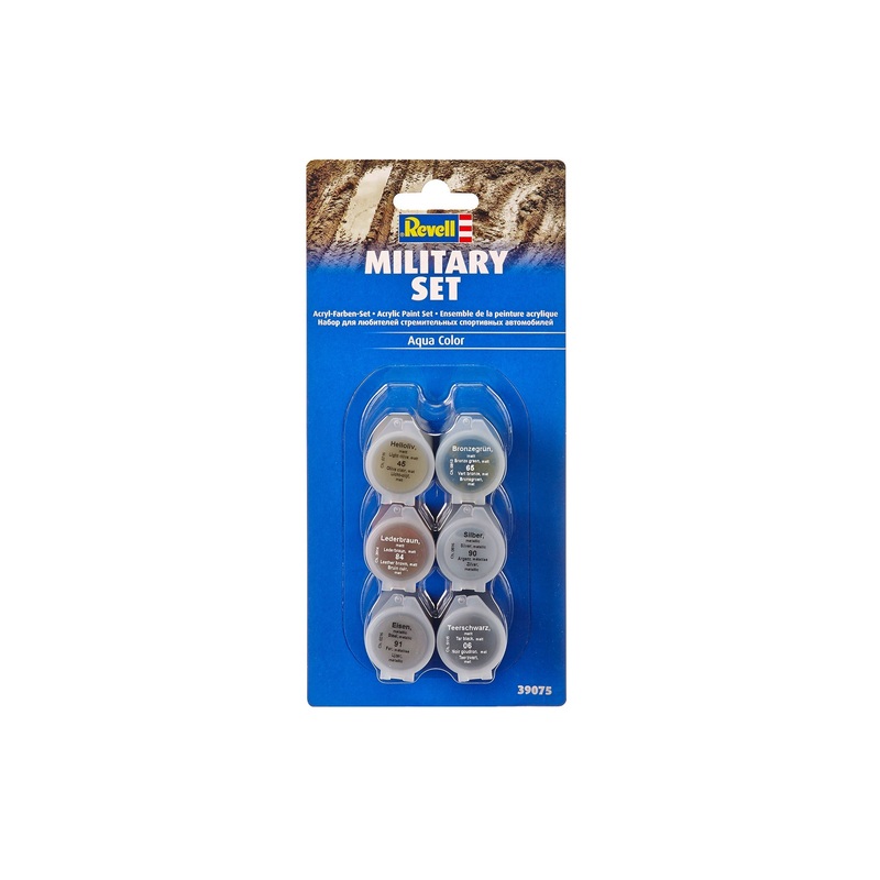 Revell Aqua Colour 6 Paint Military Set