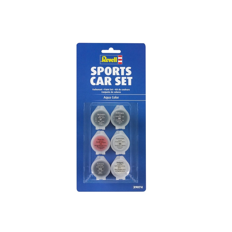 Revell Aqua Colour Sports Car Acrylic Paint Set