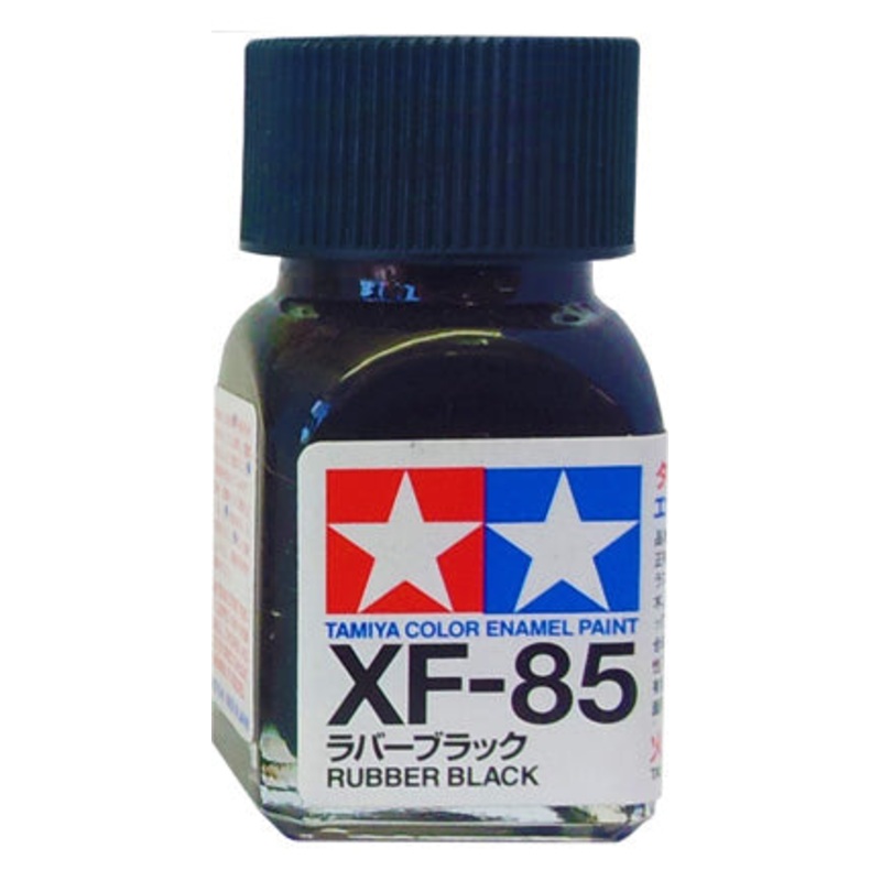 Tamiya XF-85 Enamel 10ml Flat Rubber Black