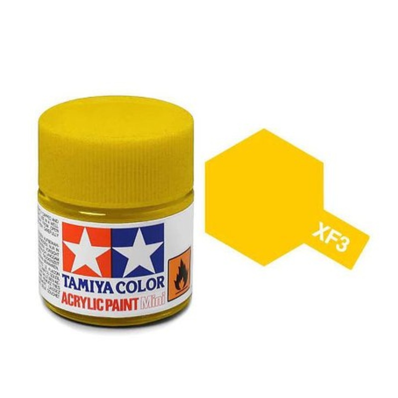 Tamiya XF3 Acrylic 10ml Flat Yellow