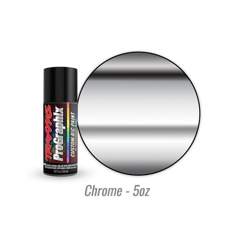 Traxxas Body Paint, 5Oz, Chrome