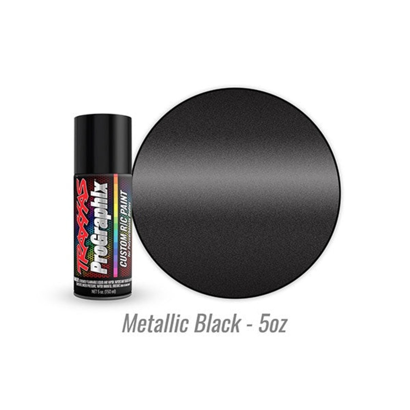 Traxxas Body Paint, 5oz, Metallic Black
