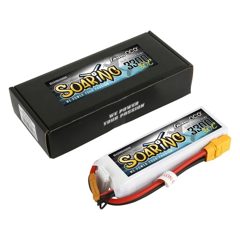 Gens Ace 3300mah 4s 30c  EC5 Soaring Lipo Battery