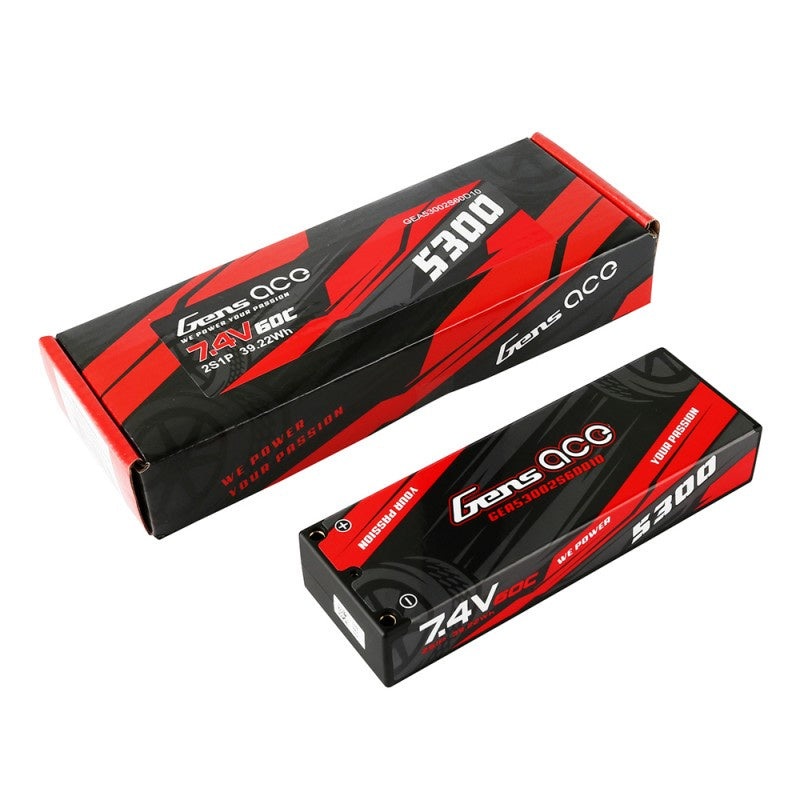 Gens Ace 5300mag 2S 60C H/C W/4mm Deans