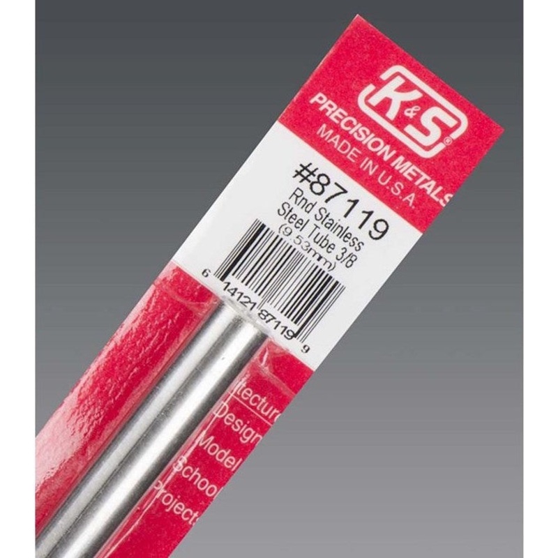 K&S Stainless Steel Tube 3/8"