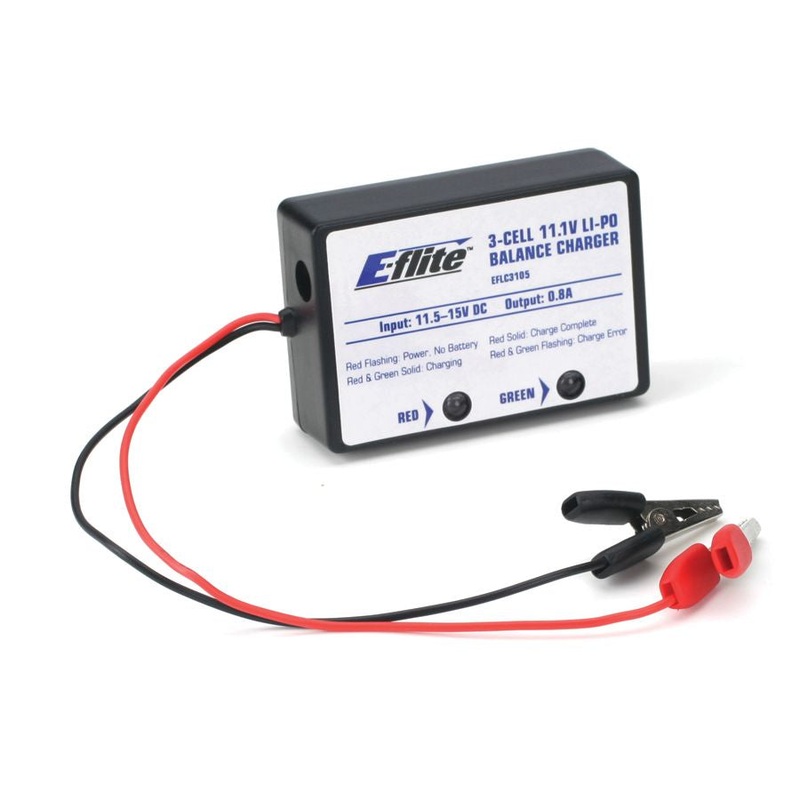 E-Flite 3-Cell LiPo Balancing Charger 0.8A