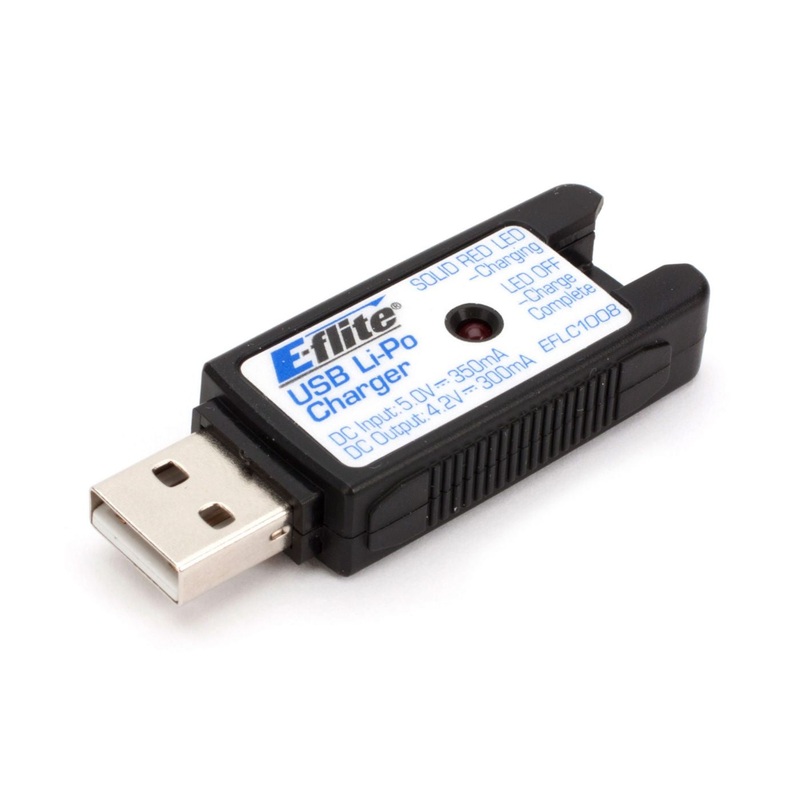 E-Flite Nano QX 1S USB Li-Po Charger