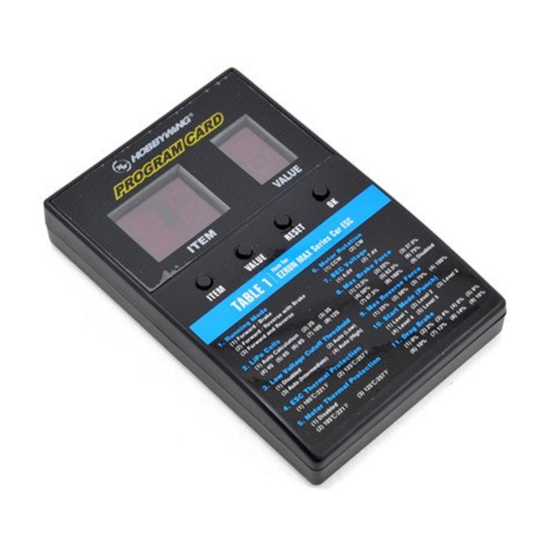 Hobbywing LED Programme Card