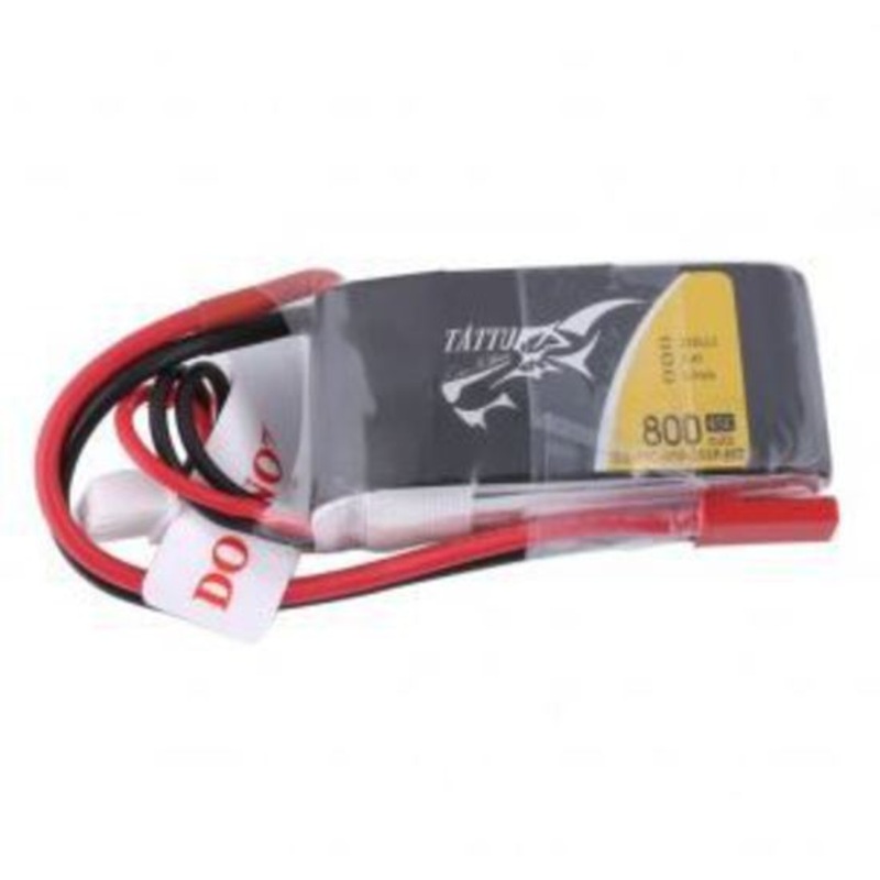 Tattu 800mah 2S 7.4v 45c Lipo w/JST Plug