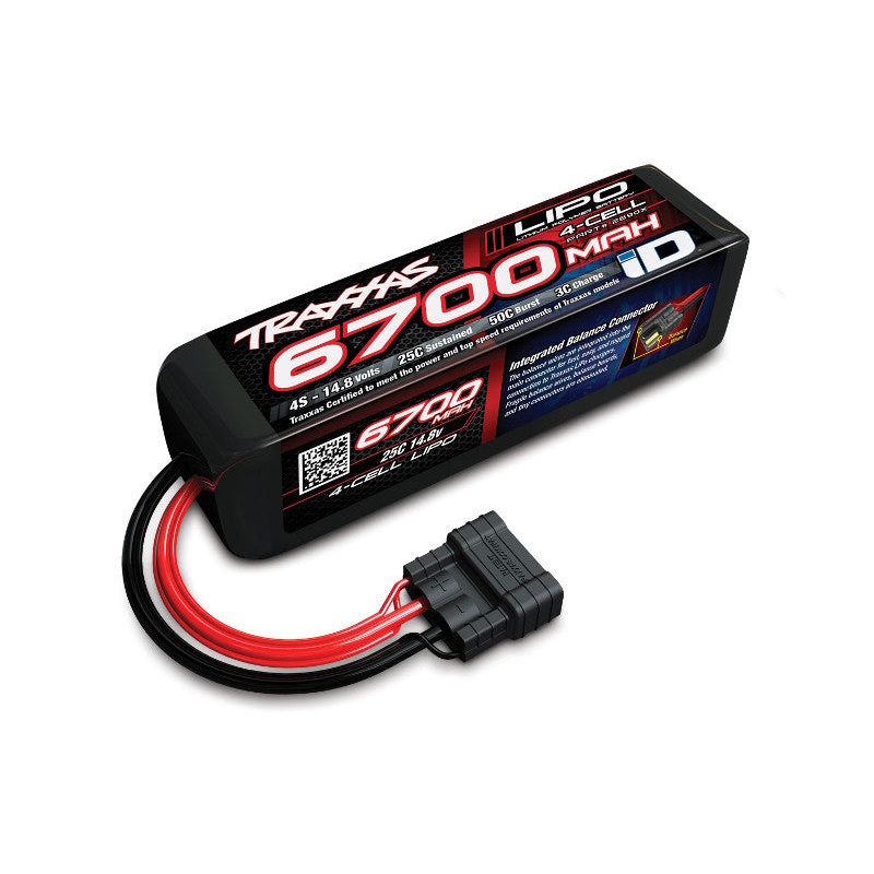 Traxxas 4S ID Lipo 6700mah