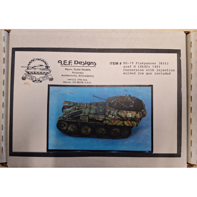 AEF 1:35 Flakpanzer 38(t) Ausf M Sd.Kfz. 140 Resin Conv. Kit