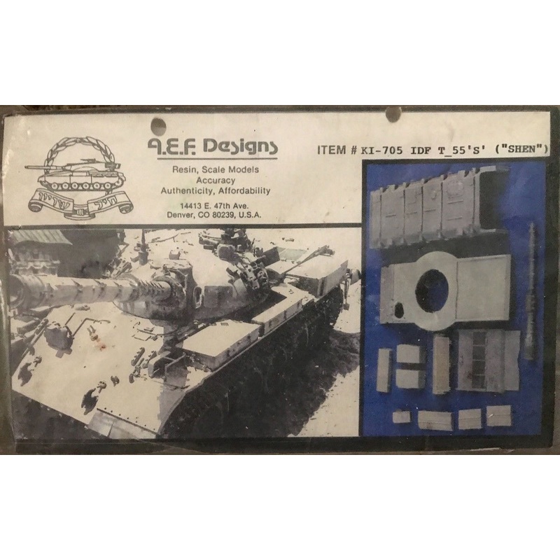 AEF 1:35 IDF T-55 S Shen Resin Conv. Kit
