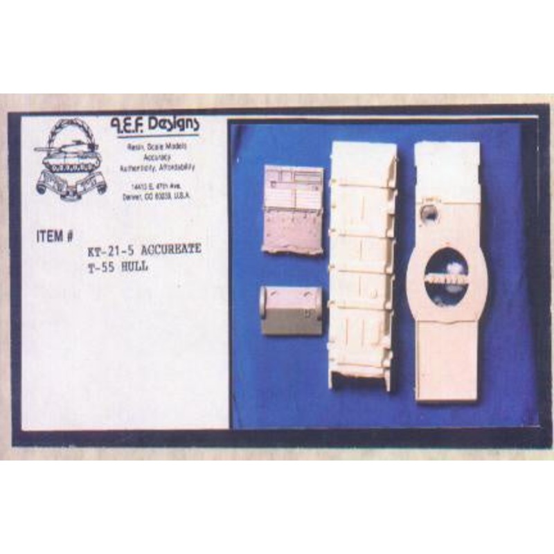 AEF 1:35 T-55 Resin Hull w/ T-69 Engine Deck Conv./Upgrade Kit