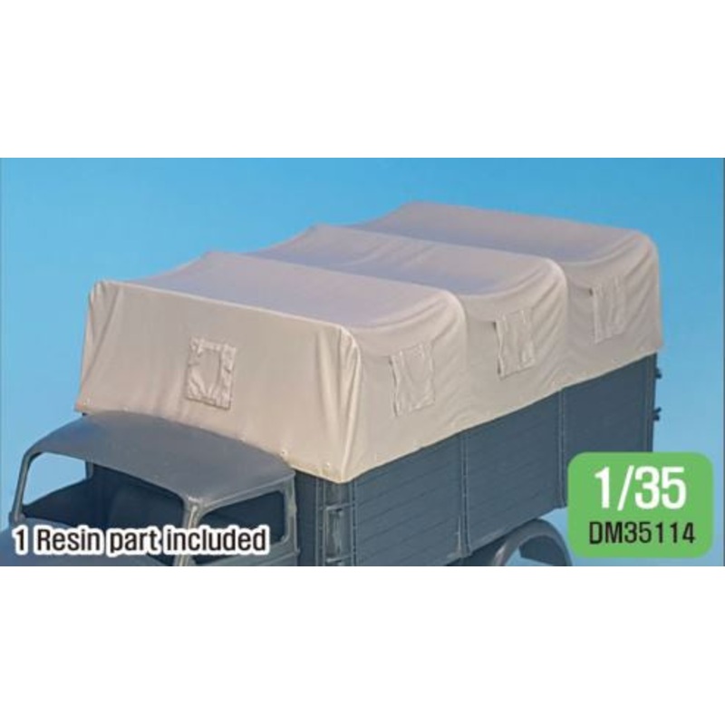 DEF 1:35 German 3ton Cargo Canvas Top Resin Conv. Kit