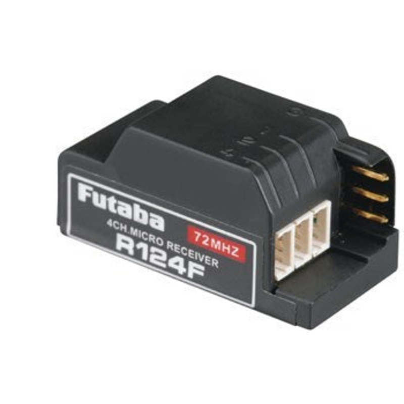 FUTABA 01101686-1 R124F 4-Ch Ultra Micro FM Rx 72 High