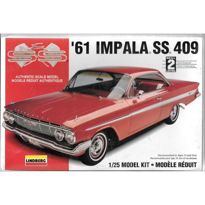 LINDBERG 72163 1/25 1961 Impala SS 409