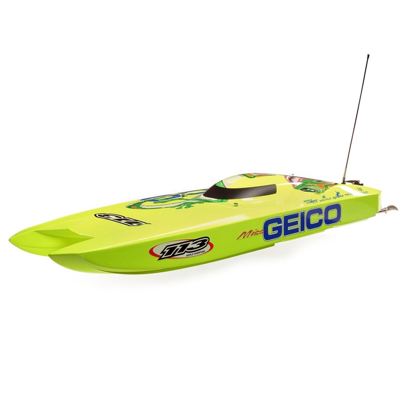 PROBOAT PRB08040V2 Miss GEICO Zelos 36" Twin Brushless Catamaran RTR