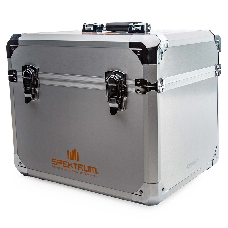 SPEKTRUM SPM6726 Dual Aluminum Stand Up Transmitter Case