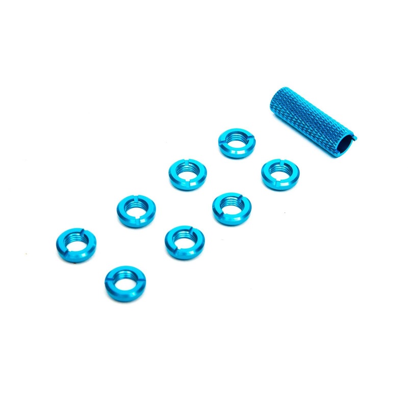 SPEKTRUM SPMA1300 Radio Blue Switch Nuts & Wrench