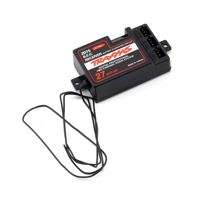 TRAXXAS 2015 27MHz 2-Channel AM Receiver w/ BEC