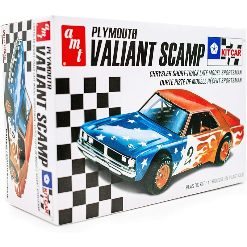 AMT 1171M/12 1/25 Plymouth Valiant Scamp Kit Car