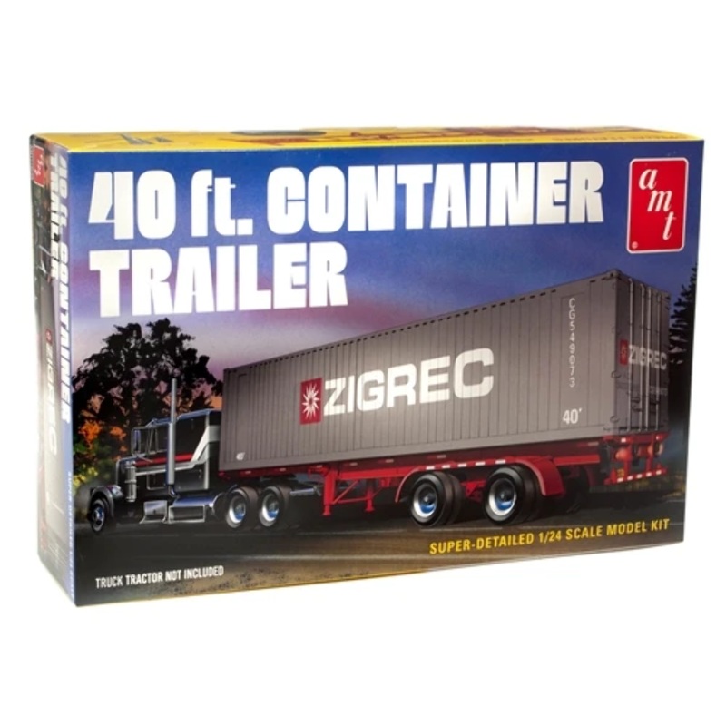 AMT 1196/08 1/24 40' Semi Container Trailer