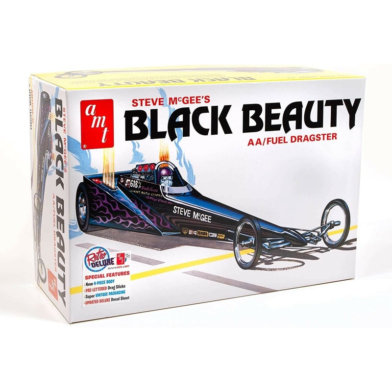 AMT 1214/12 1/25 Steve McGee Black Beauty Wedge Dragster