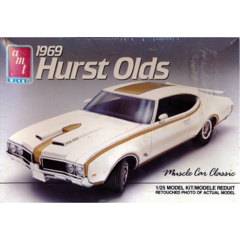 AMT 6898 1/25 1969 HURST OLDS Oldsmobile Model Car Kit