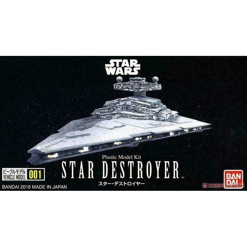 BANDAI 204884 Star Destroyer Vehicle Model Kit, Star Wars Character Line