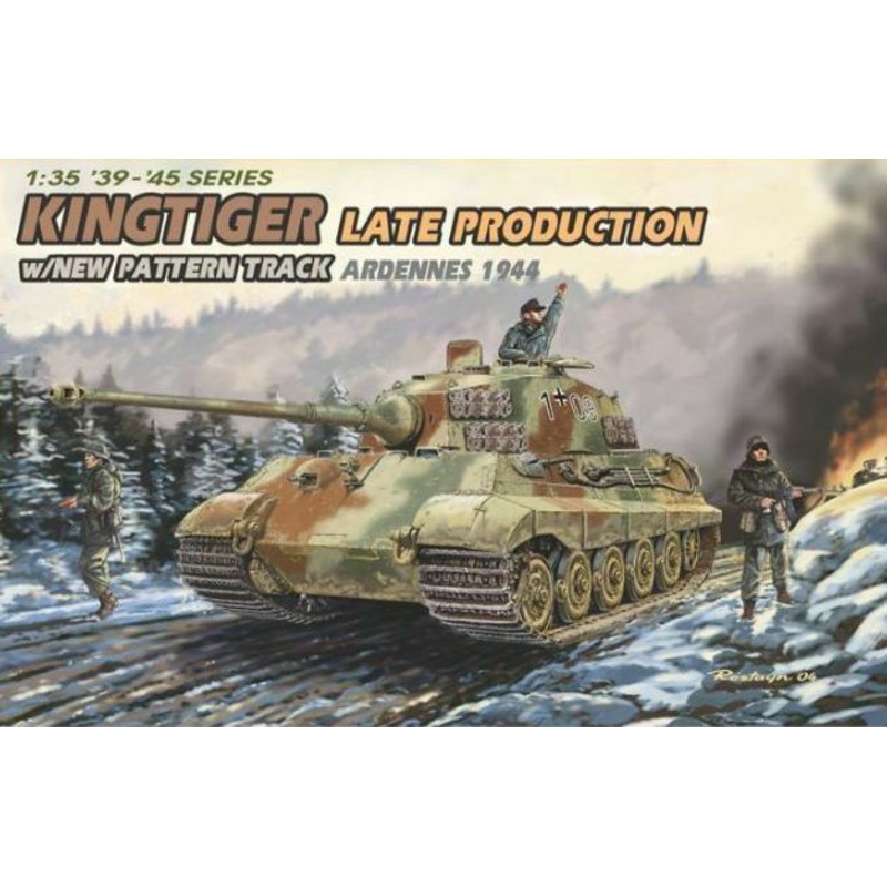 DRAGON 6232 1/35 Scale Kingtiger Late Production Ardennes 1944