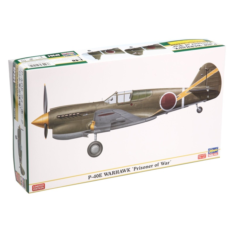 HASEGAWA 52104 1/48 P-40E Warhawk Prisoner of War Limited