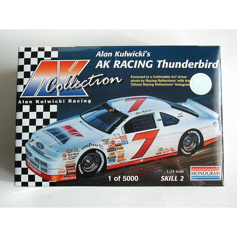 MONOGRAM 0760 *DISC* 1/24 Alan Kulwicki's AK Racing Thunderbird