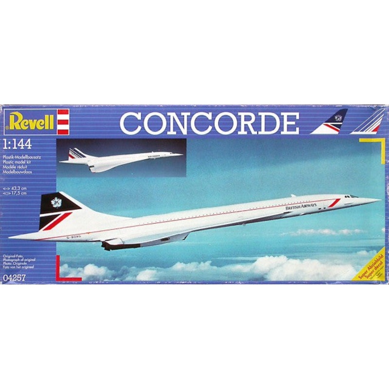 REVELL 04257 1/144 Concorde Britsh Air