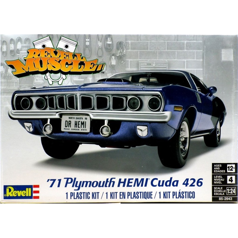 REVELL 85-2943 1/24 1971 Hemi Cuda 426