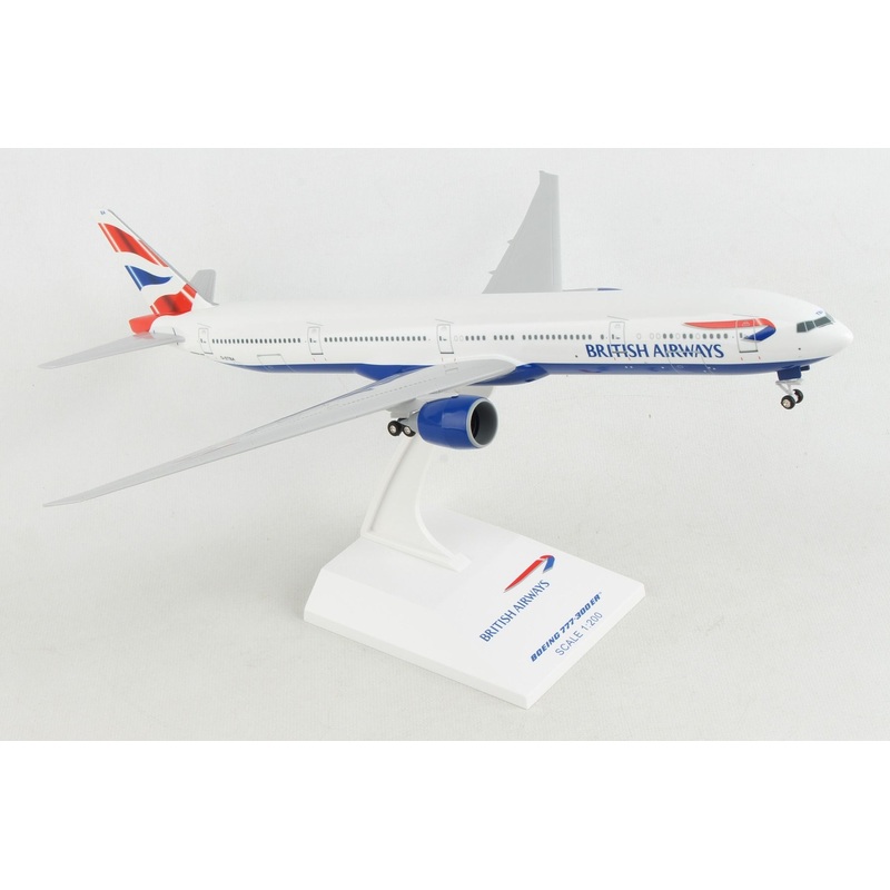SKYMARKS SKR661 British Airways 777-300ER 1/200 with gear REG G-STBC