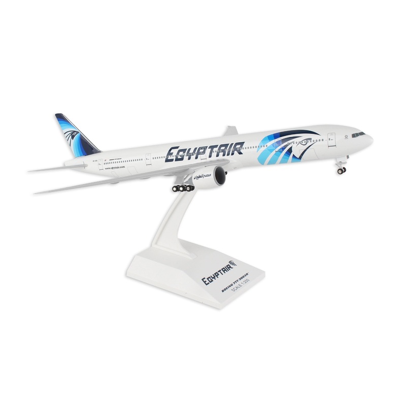SKYMARKS SKR855 Egypt Air 777-300 1/200 with gear REG# SU-GDL