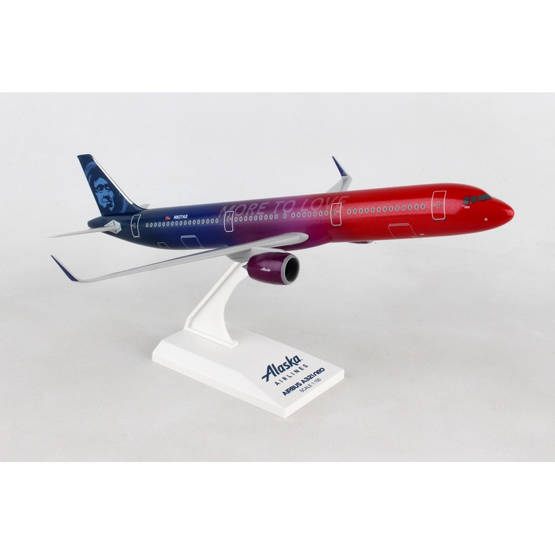 SKYMARKS SKR977 Alaska Airlines A321NEO 1/150 More to Love