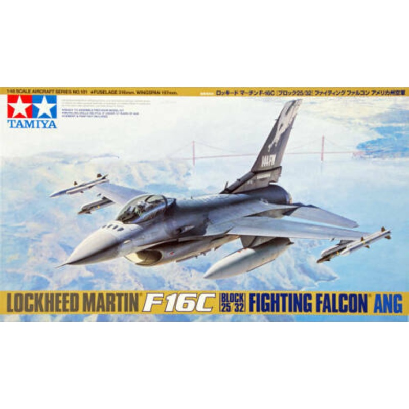 TAMIYA 61101 1/48 Lockheed F-16C Block 25/32 Fighting Falcon Model Kit
