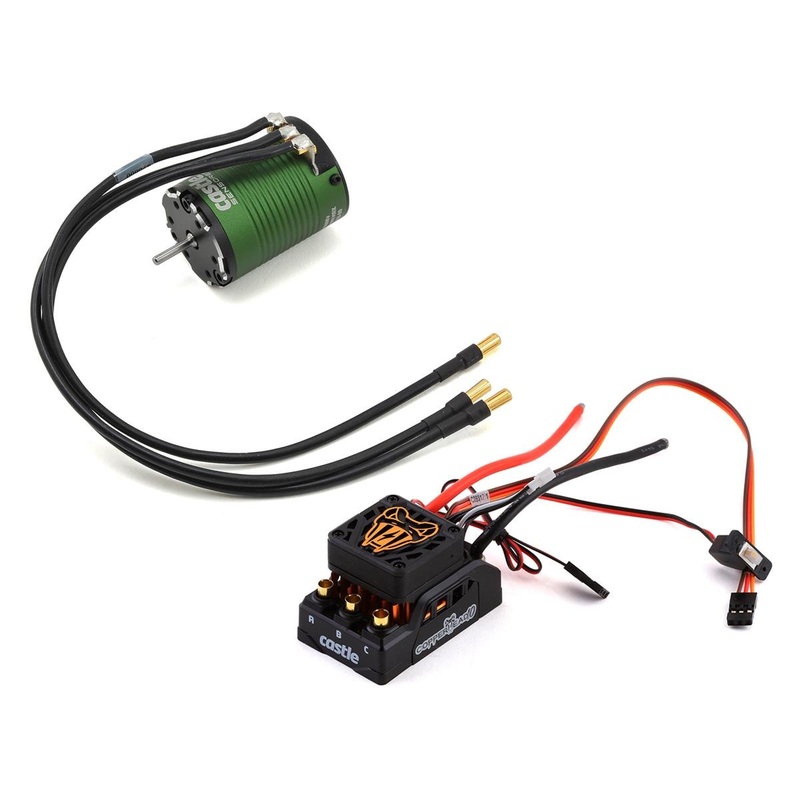 CASTLE 010-0166-01 Copperhead 10 Waterproof 1/10 Sensored Combo w/1406 (4600Kv) (Basher Edition)